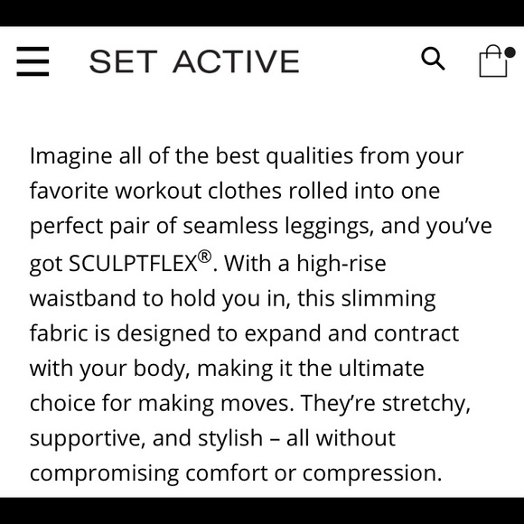 SET ACTIVE SCULPTFLEX Leggings - Picture 2 of 8